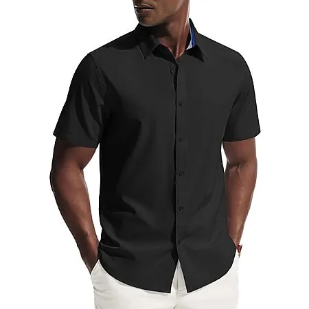 Mens Short Sleeve Dress Shirts for $9.99