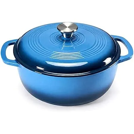 $29.97 for DUMOS 6-Quart Cast Iron Dutch Oven