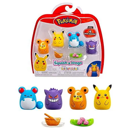 Pokémon Squish-a-longs 4-Pack for $7.97