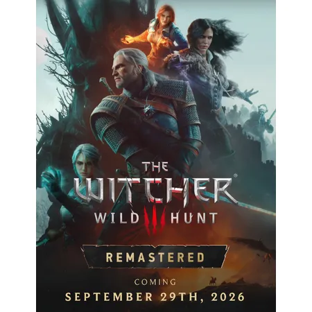 Free Upgrade to The Witcher 3 Remastered with DLCs