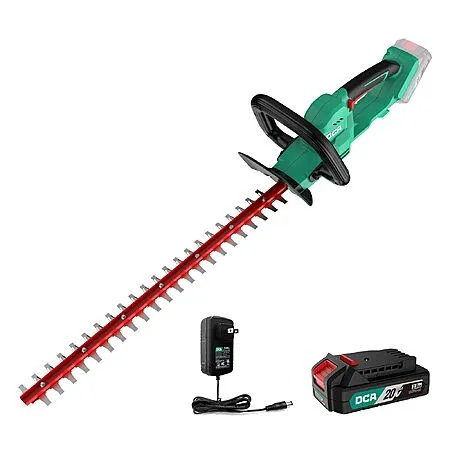 22" DCA Cordless Hedge Trimmer for $35