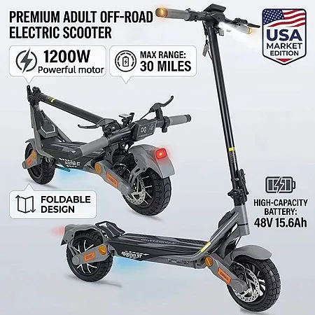 Blikydom Off-Road Electric Scooter for $299!