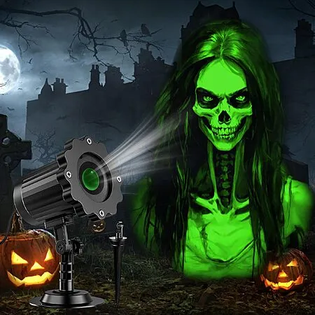 50% Off Halloween Skull Projector!