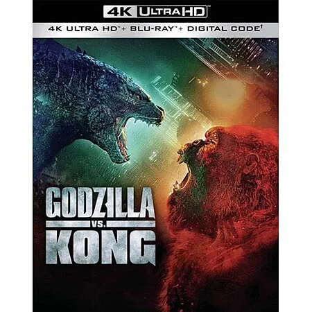 Godzilla Vs. Kong (4K Ultra HD + Blu-Ray + Digital Copy) for $14.99