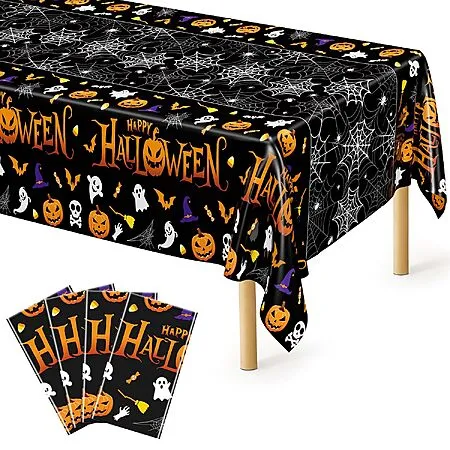 4-Pack Halloween Tablecloths for $6.99