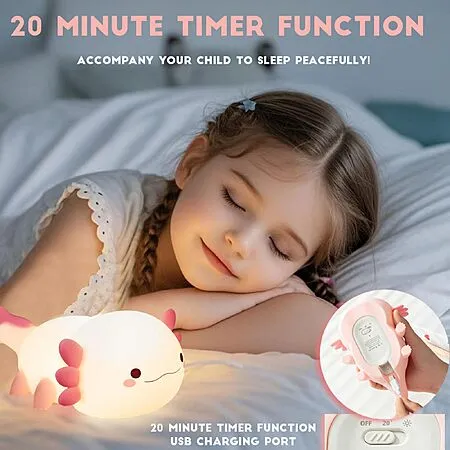 50% Off Silicone Axolotl Night Light!