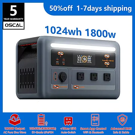 PowerMax 1800se Portable Power Station for $249.16