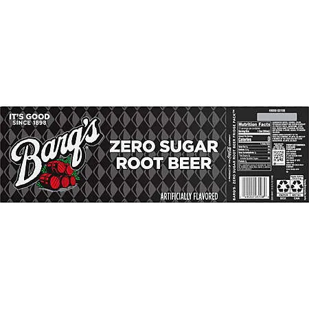 Barq's Zero Sugar Root Beer 12-pack for $4.68