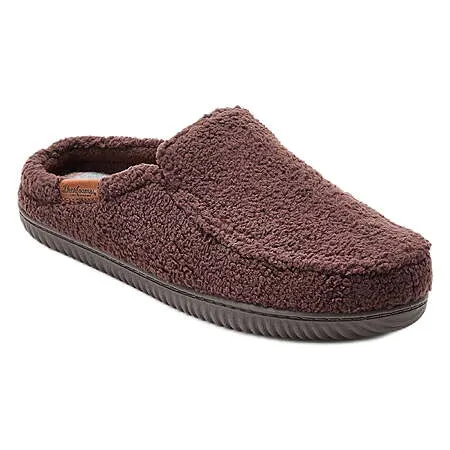 Dearfoams Cozy Comfort Men's Slippers for $8