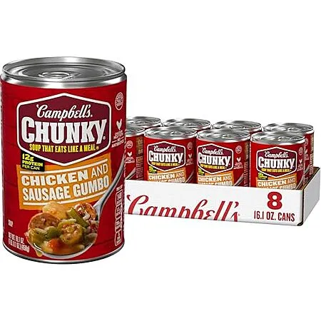 $12.21 for 2-Pack Campbell's Chunky Soup (Chicken & Sausage Gumbo)