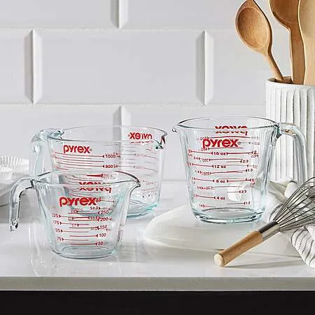 Pyrex Measuring Cup Set for $16.99