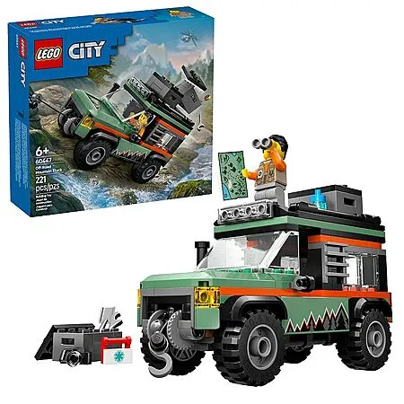 LEGO City Off-Road 4x4 Mountain Truck Set for $11.99!