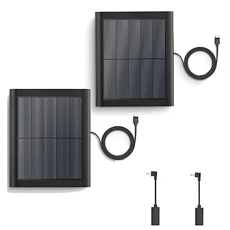 2-Pack 5W Solar Panel Charger for $14.99