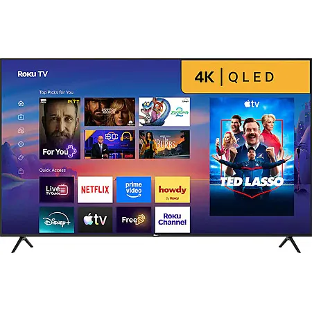 75" Roku Select Series 4K QLED TV for $429.99