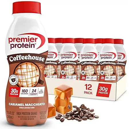 $19.81 for 12-Pack Premier Protein Coffeehouse Shake