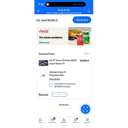 LG C5 77 for $1059.31!