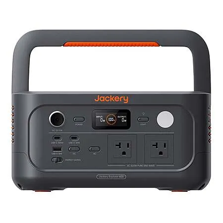 Jackery Explorer 600 v2 Solar Generator for $279.99